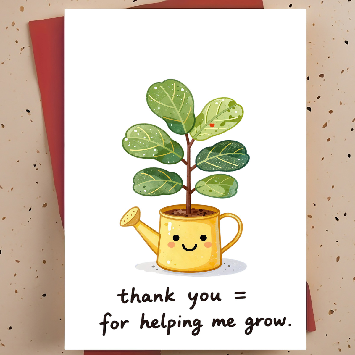 The Plant Parent - 1 Carte de Remerciement Douce et