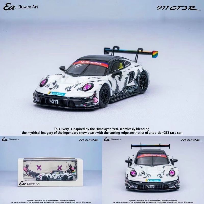 Monstera - Elowen Art, modèle réduit Porsche 911