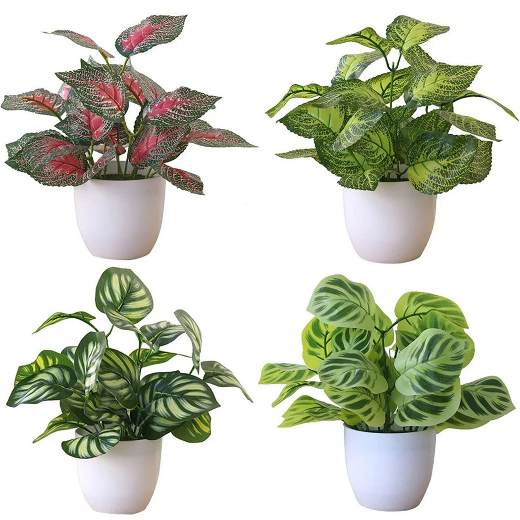 Snake Plant - Pot de plantes à feuillage artificiel,